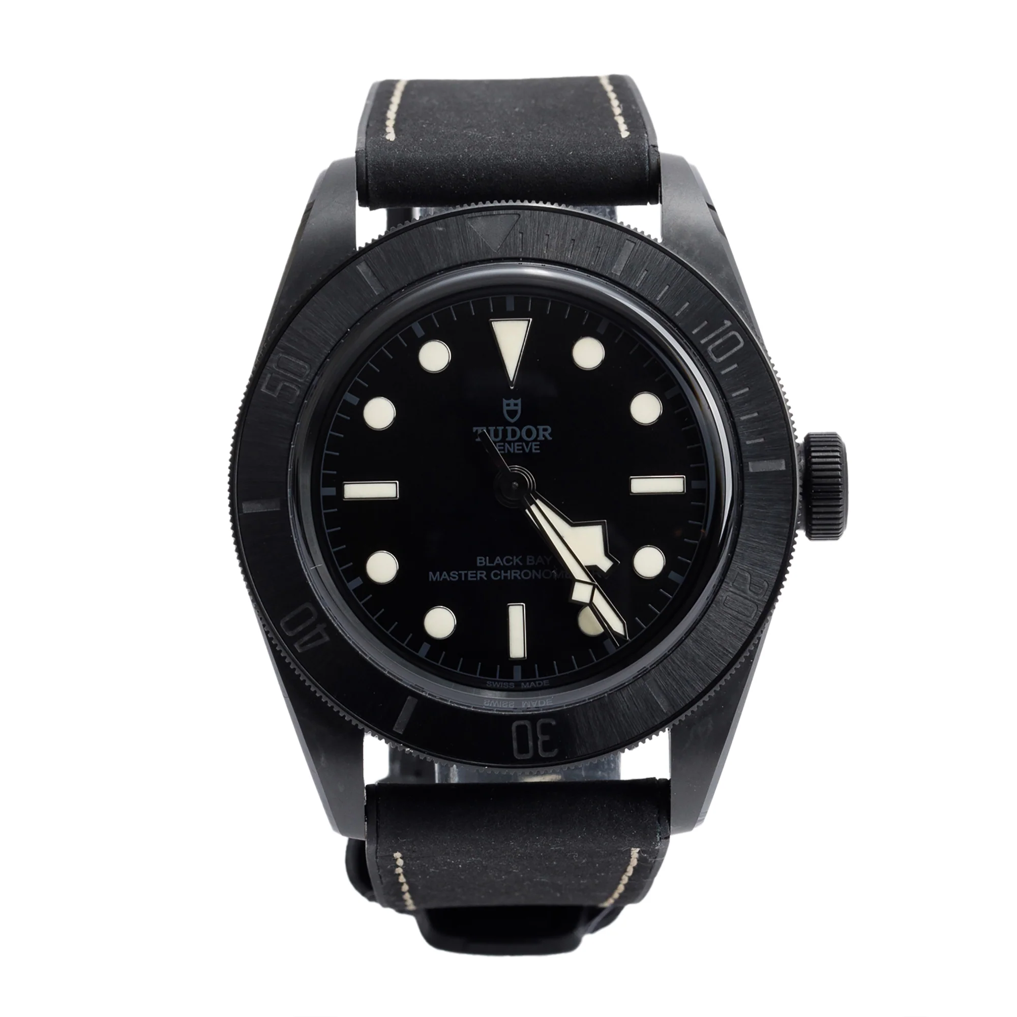 Tudor Black Ceramic Black Bay 41 MM Automatic Watch 79210CNU w/ Box, Papers & Extra Strap