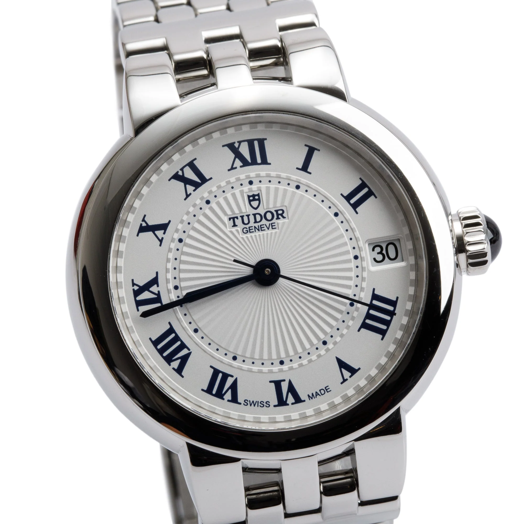 Tudor Stainless Steel Clair de Rose 34 MM Automatic Watch 35800 w/ Box & Papers - Image 3