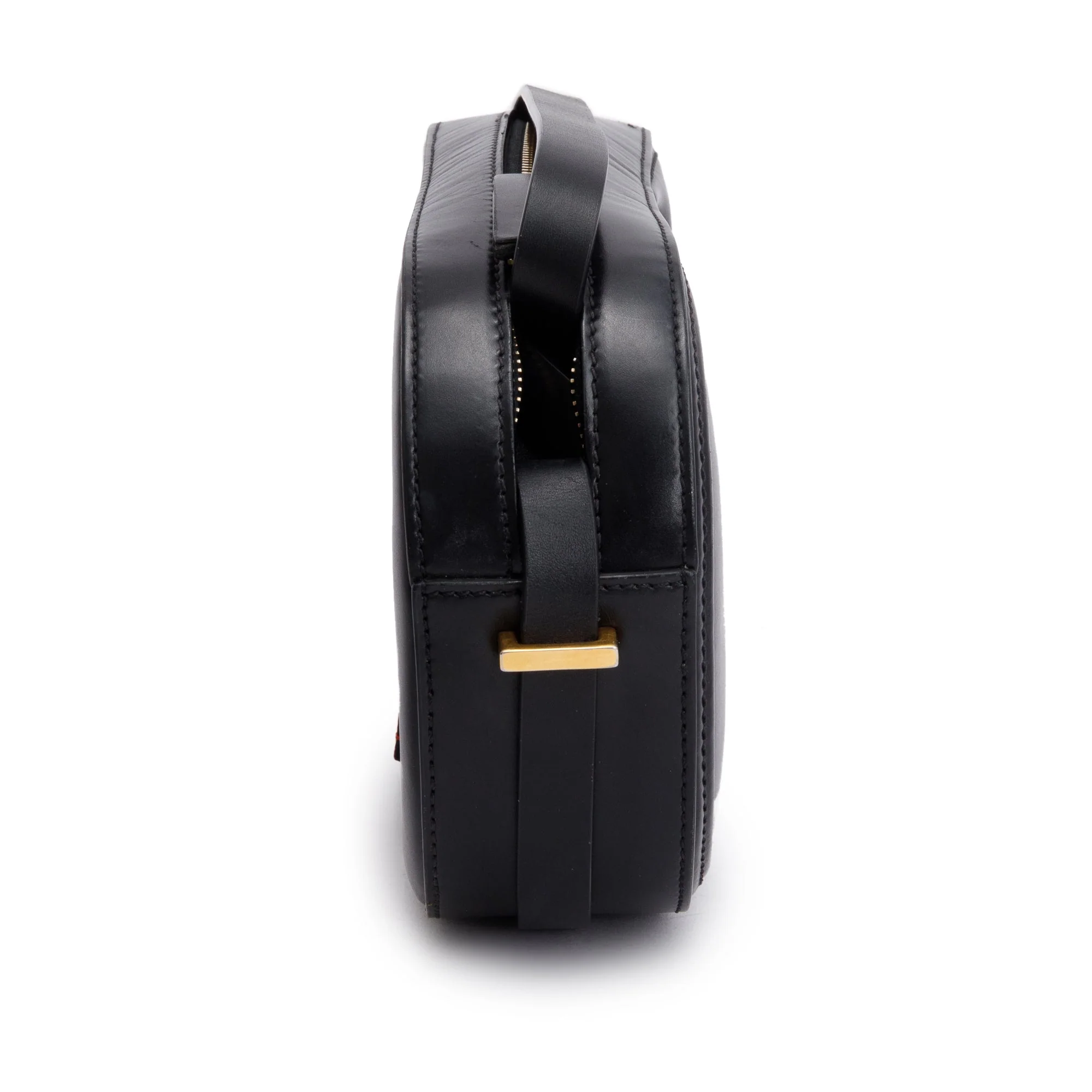 Valentino Black Calfskin Leather Vlogo Walk Crossbody Bag - Image 4