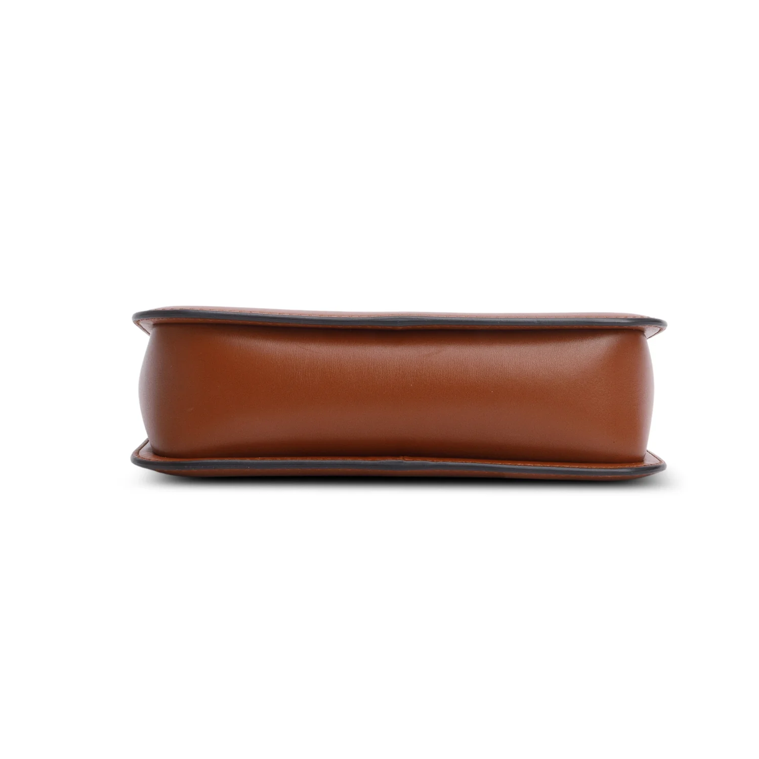 Valentino Brown Calfskin Rockstud Fierce Small Shoulder Bag - Image 7