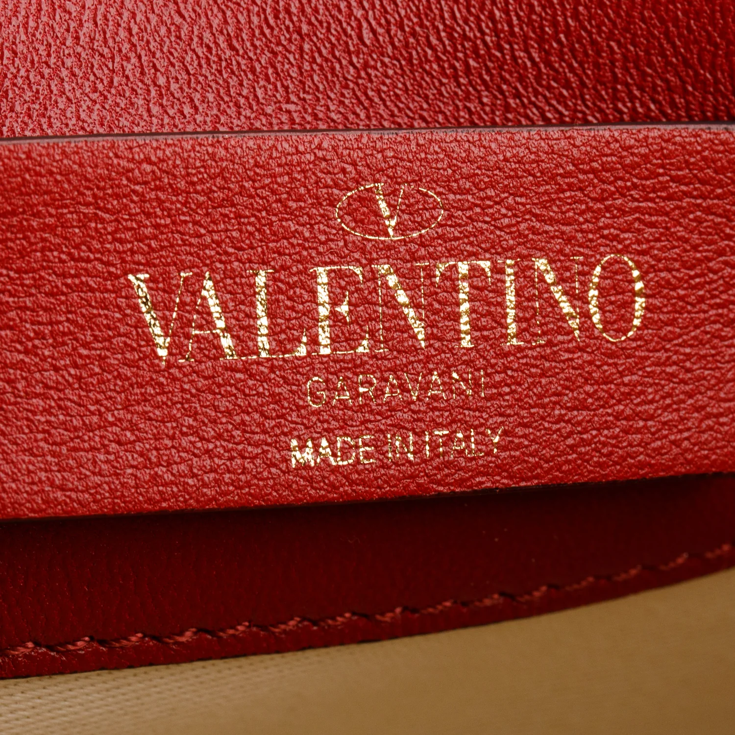 Valentino Nappa Medium Candystud Top Handle Bag w/ Strap & Receipt - Image 9
