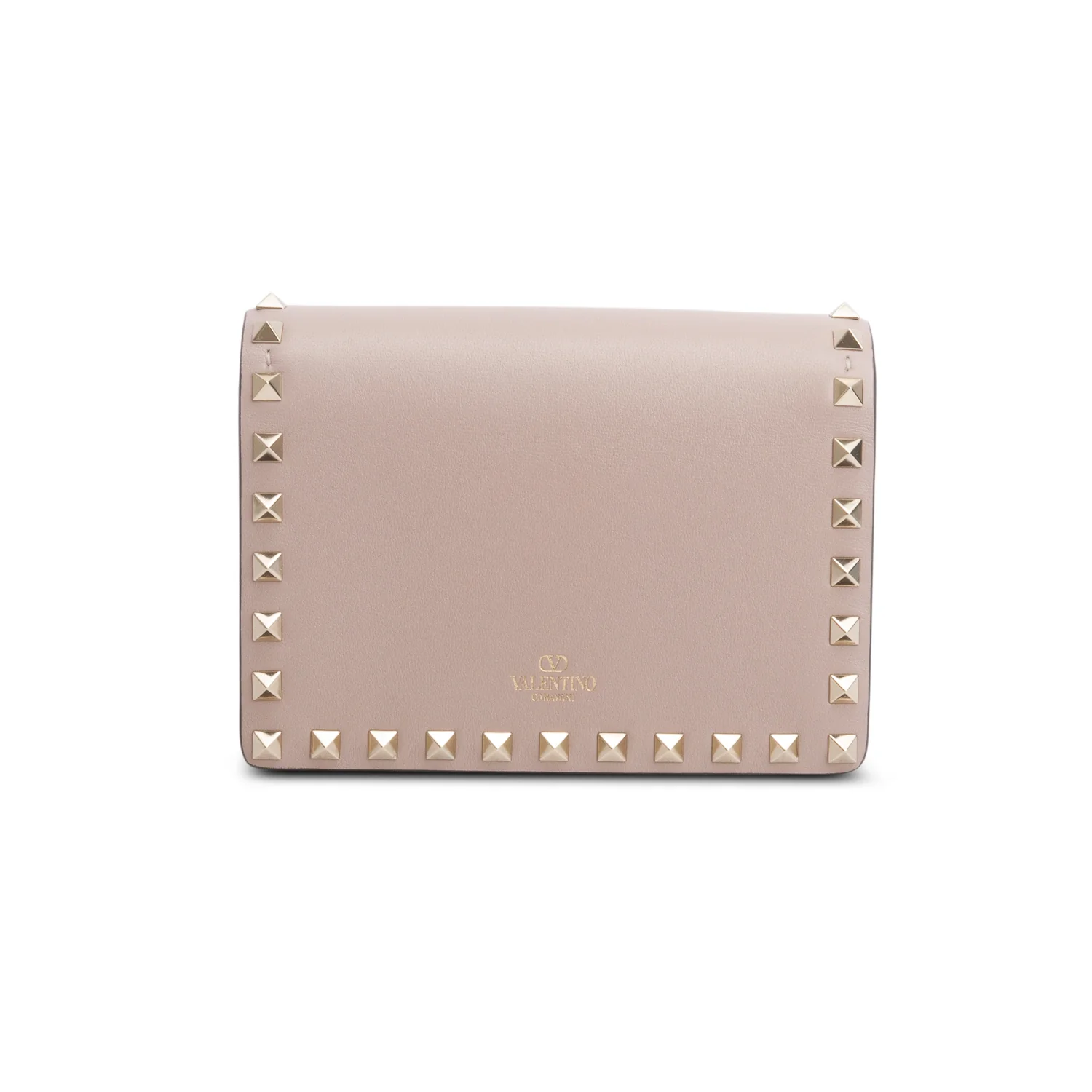 Valentino Pink Rockstud Wallet on Chain w/ Box - Image 6