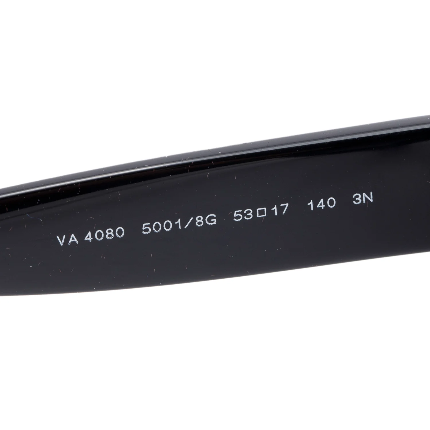 Valentino VA4080 Black Acetate VLogo Rectangle Sunglasses w/ Case - Image 4