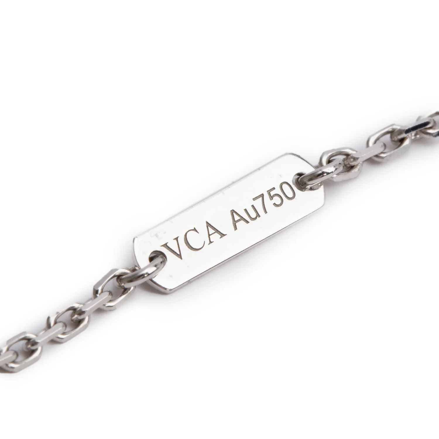 Van Cleef & Arpels 18k White Gold Diamond Frivole Pendant Necklace, Small Model w/ Box & Certificate - Image 5