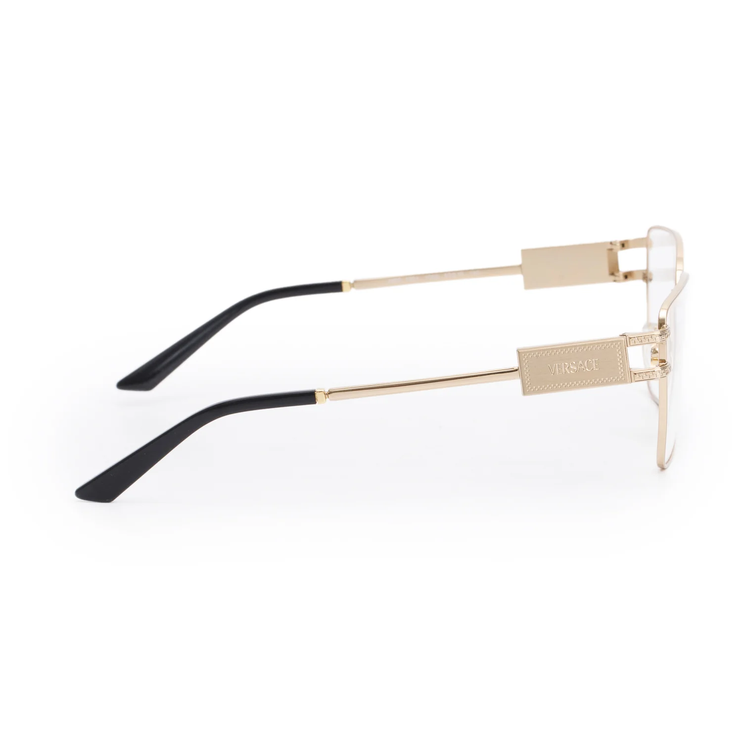 Versace 1301 Gold-Tone Cat Eye Glasses - Image 2