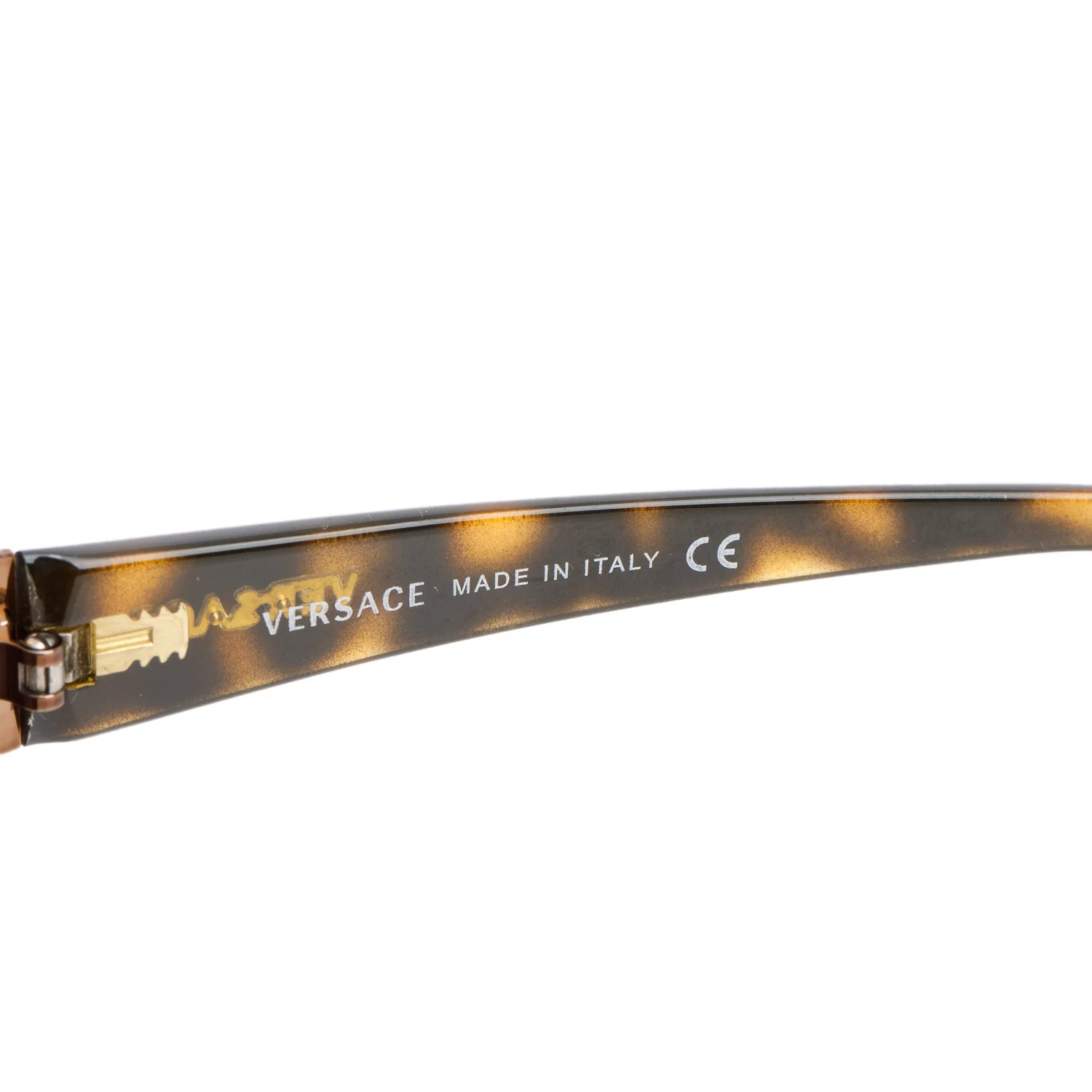Versace 2065 Brown Acetate Shield Sunglasses w/ Case - Image 5