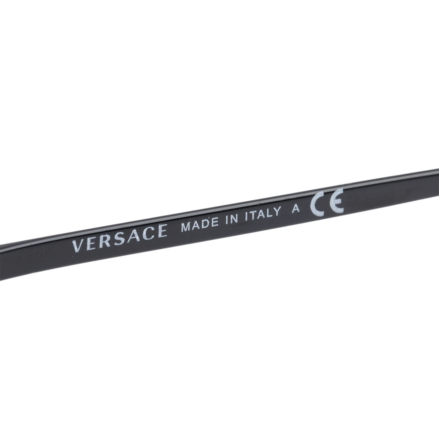 Versace 2195-B Black Metal Baroccomania Cat Eye Sunglasses w/ Box & Case - Image 5
