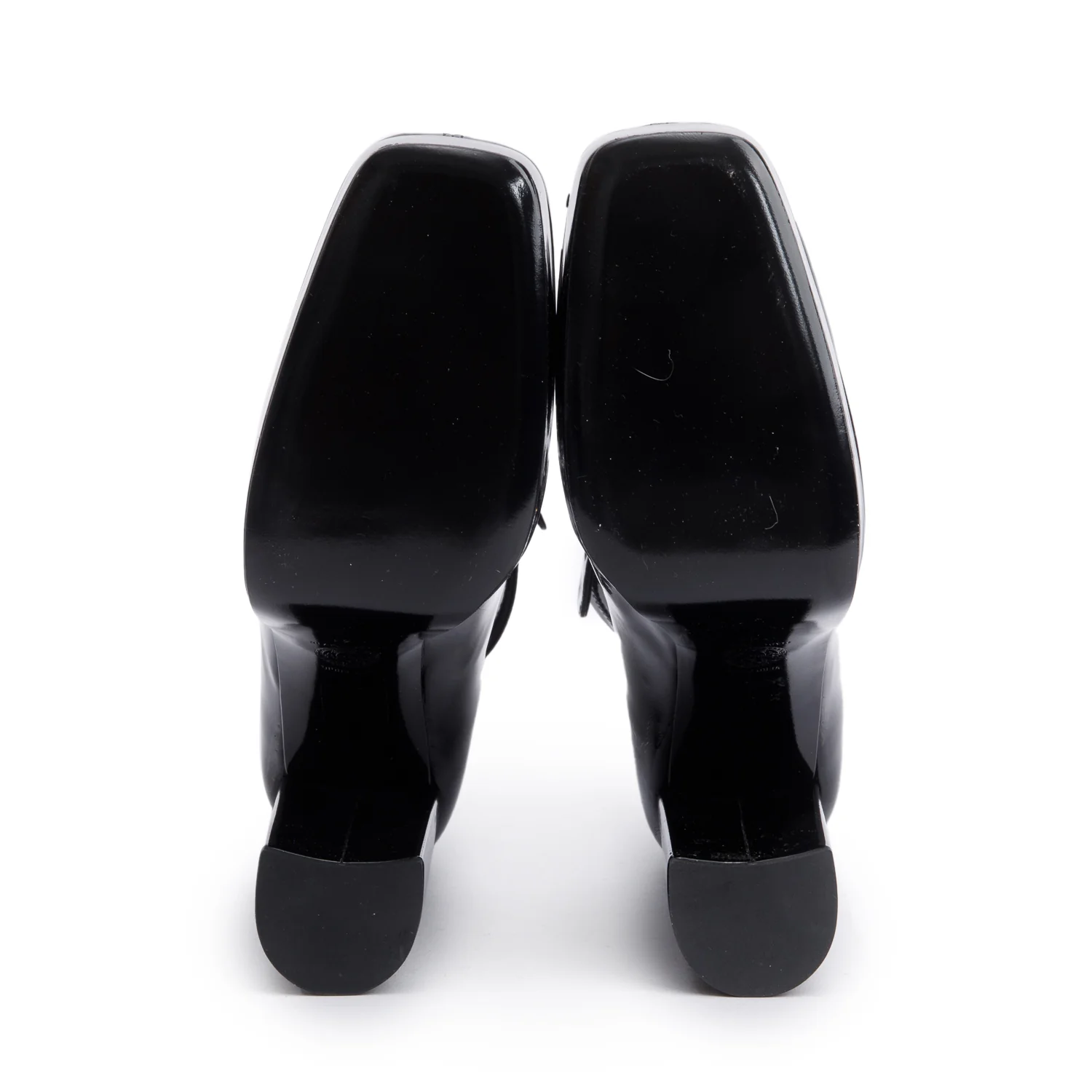 Versace Black Ecovernice Medusa Stretch Bootie, Size 41 w/ Box - Image 6
