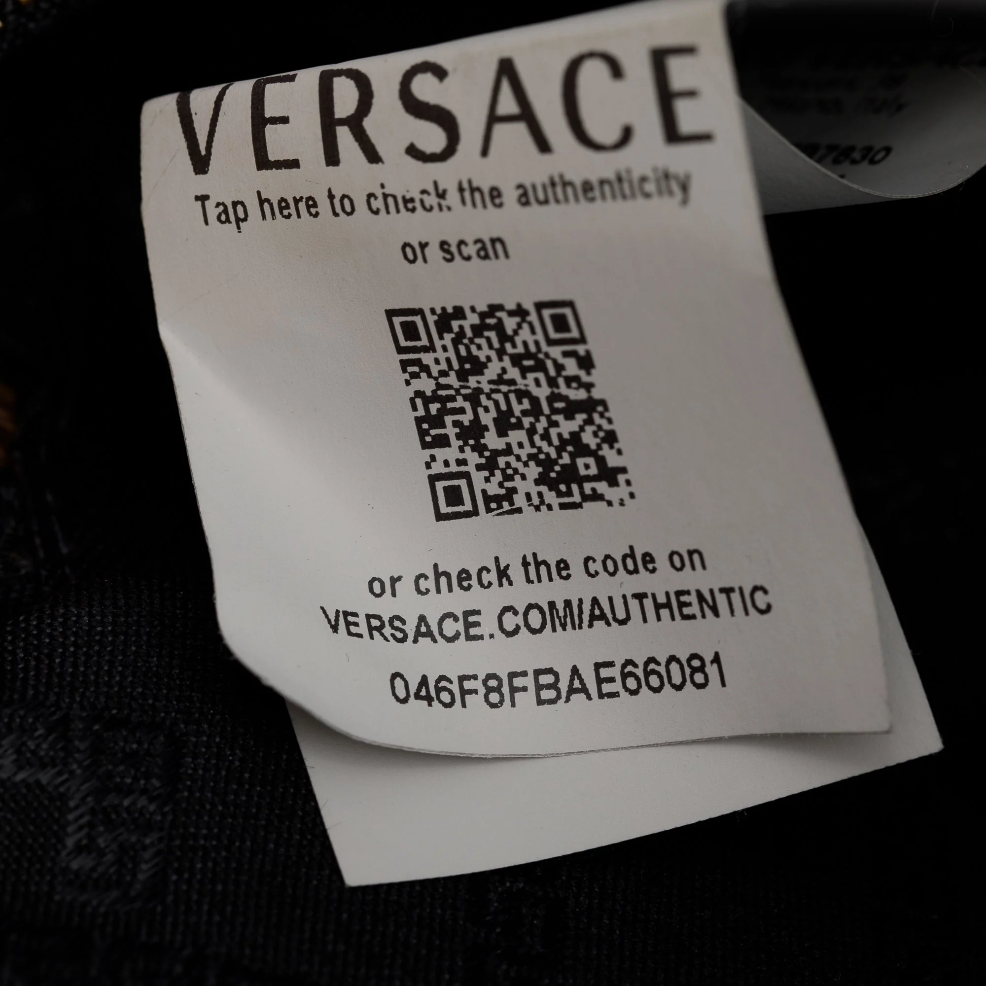 Versace Black Leather Medusa Waist Bag - Image 6