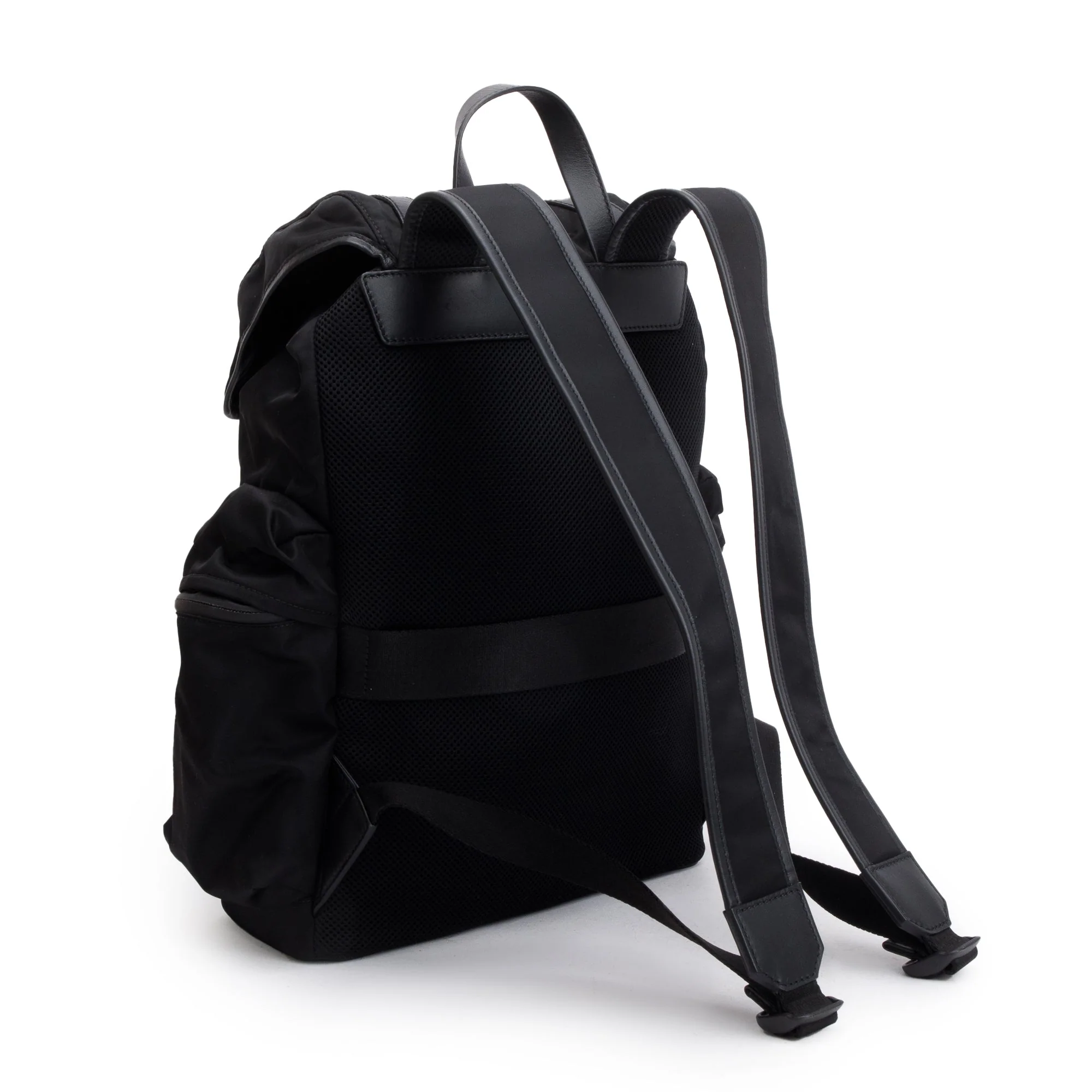 Versace Black Nylon Medusa Greca Backpack - Image 5