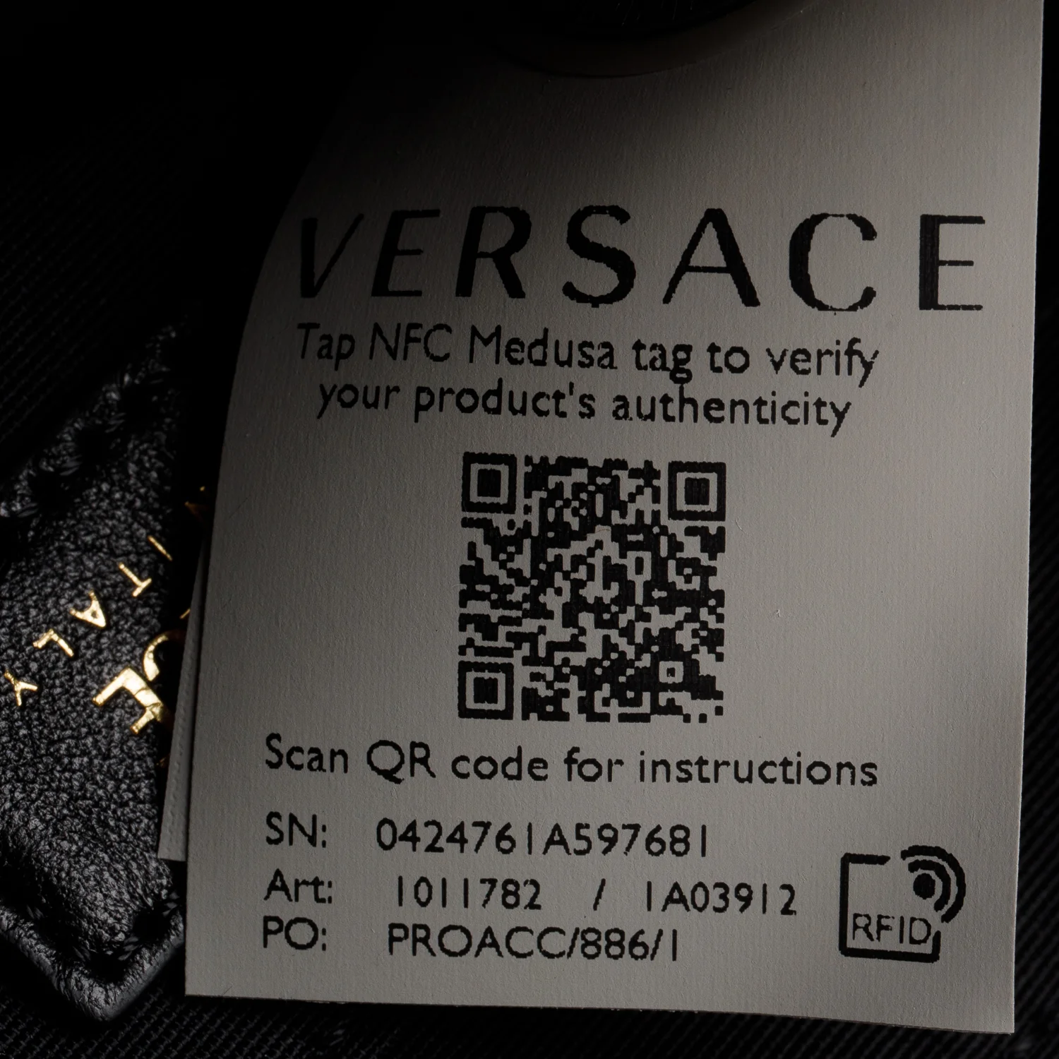 Versace Black Quilted Leather Medusa Half Moon Shoulder Bag w/ Strap - Image 10