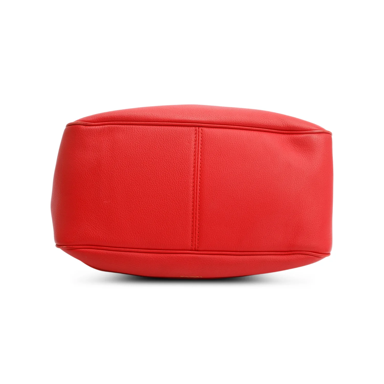 Versace Red Calfskin Leather Large La Medusa Bucket Bag - Image 7