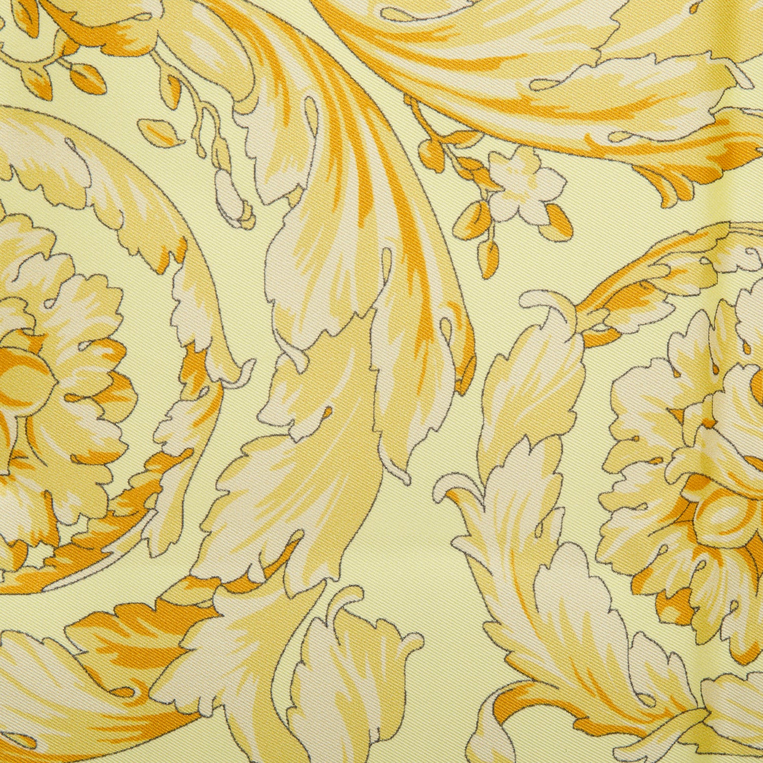 Versace Yellow Barocco Scarf - Image 3