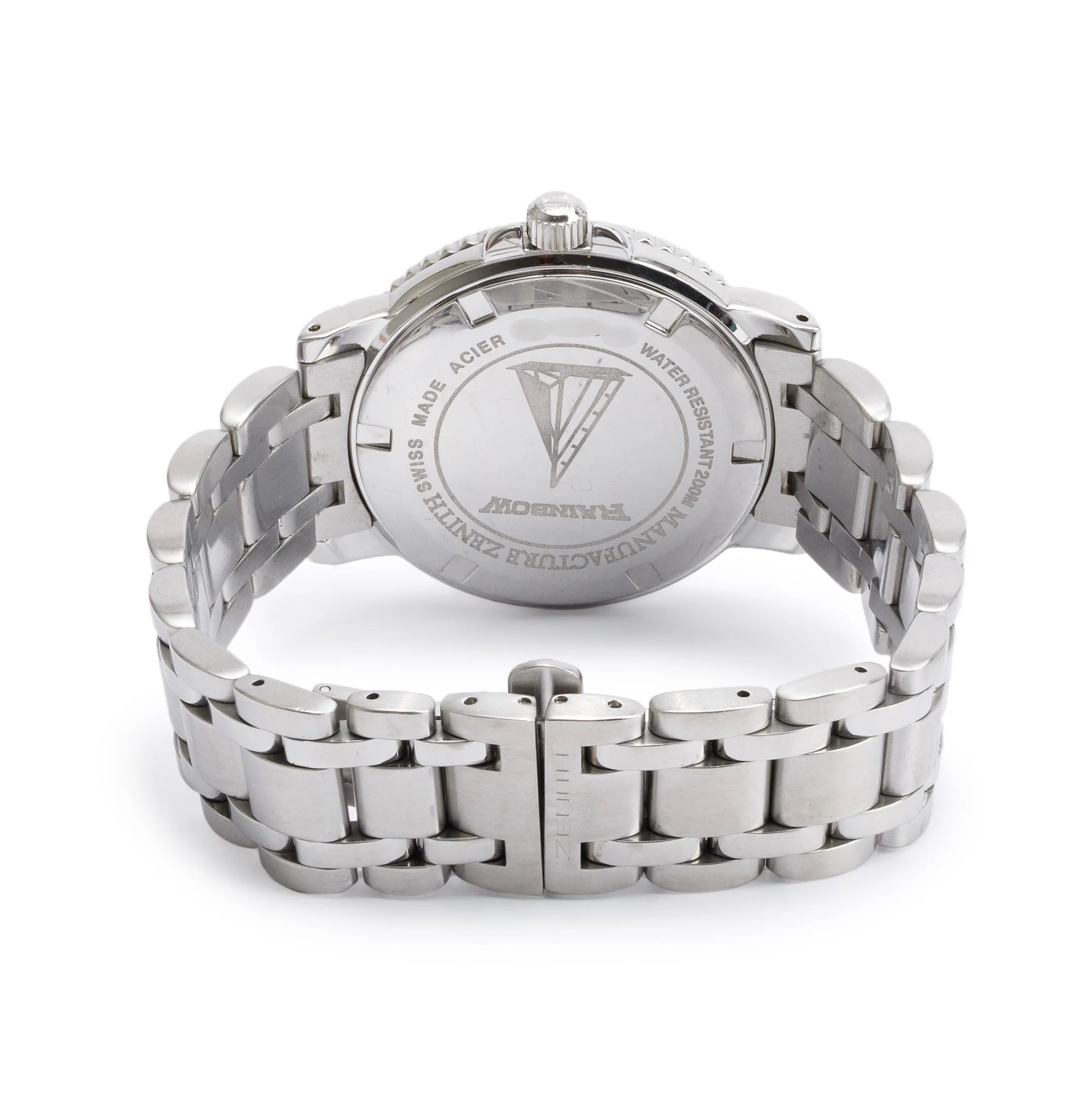 Zenith Stainless Steel Rainbow Elite 38 MM Automatic Watch w/ Box & Papers - Image 4