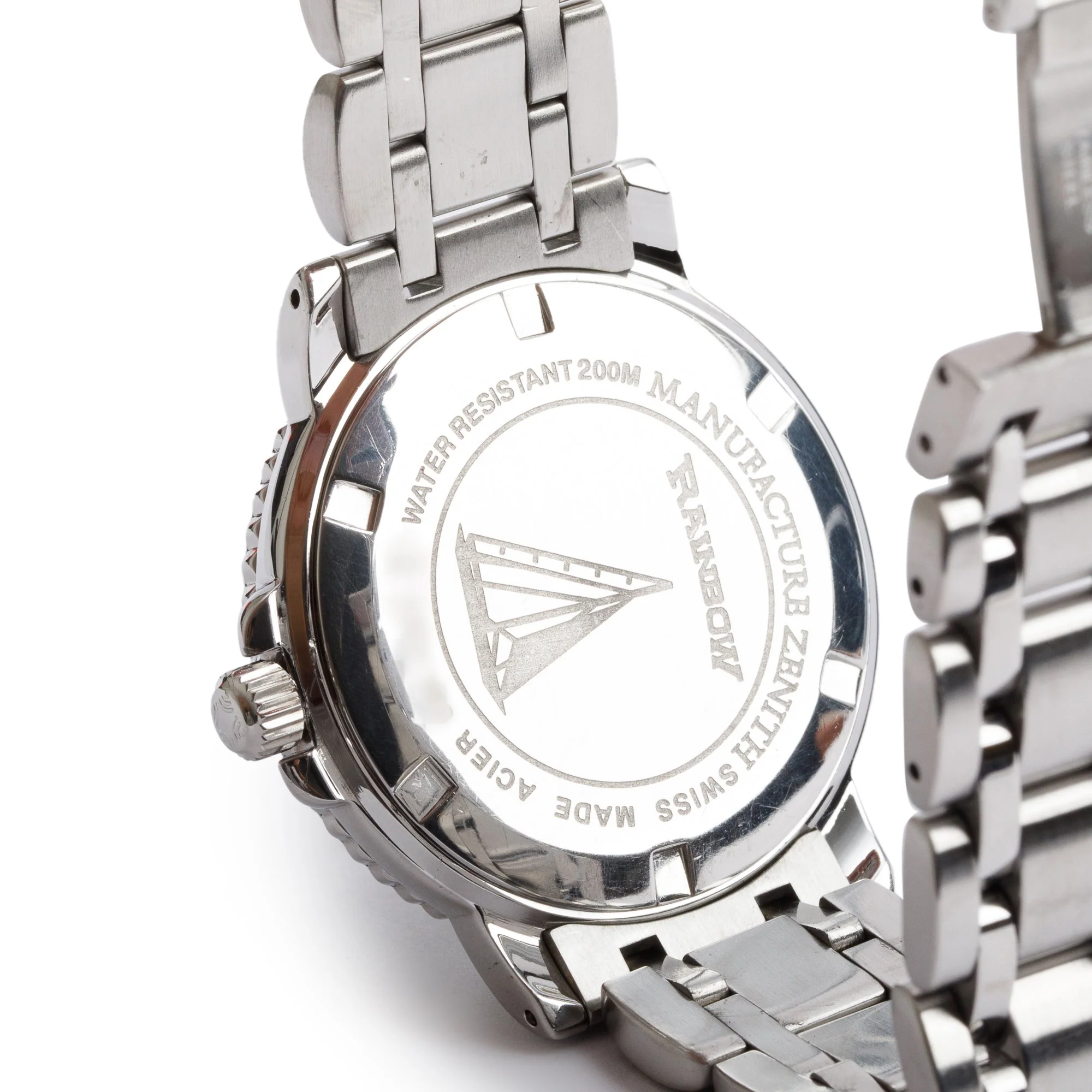 Zenith Stainless Steel Rainbow Elite 38 MM Automatic Watch w/ Box & Papers - Image 6